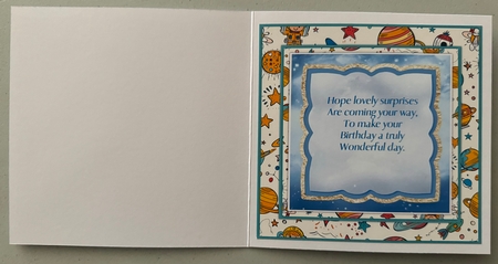 7x7 Mini Kit, Gorgeous Space Giraffe by Erika Sissons