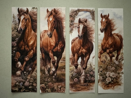 Beautiful Horse Bookmarks by Erika Sissons