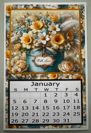 2025 Calendar Box of Floral by Erika Sissons
