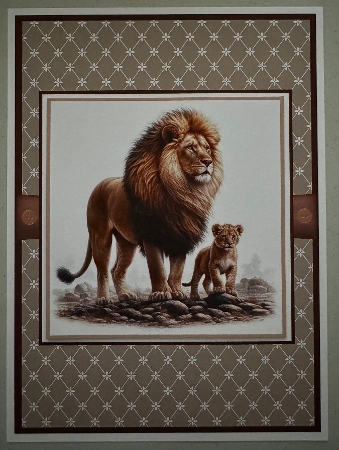 The King of the Savannah by Erika Sissons