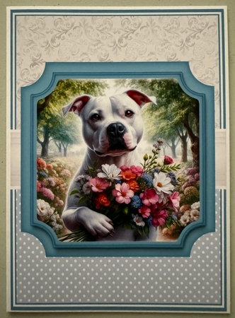 WHITE STAFFY by Erika Sissons