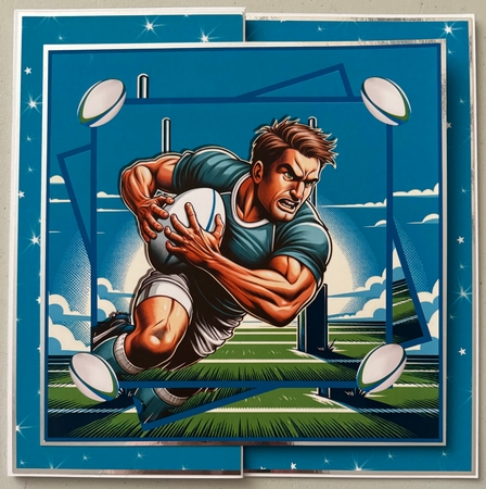 Rugby Runner 8x8  by Erika Sissons