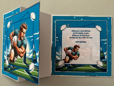 Rugby Runner 8x8  by Erika Sissons
