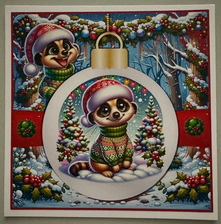 Meerkat Madness 8x8 by Erika Sissons