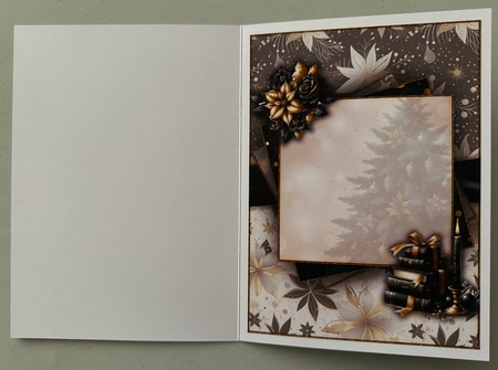Black & Gold Christmas 2  by Erika Sissons