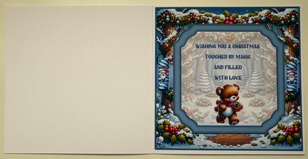 Teddy Bears Christmas 8x8 by Erika Sissons