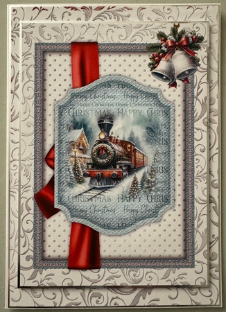 5 x 7 Happy Christmas Train Set by Erika Sissons
