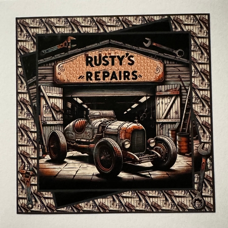 Rustys Repairs 7x7 by Erika Sissons