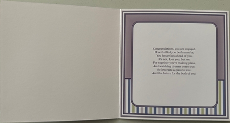 8x8 Champagne Engagment 2 Mini Kit - x6 A4 Sheets  by Erika Sissons