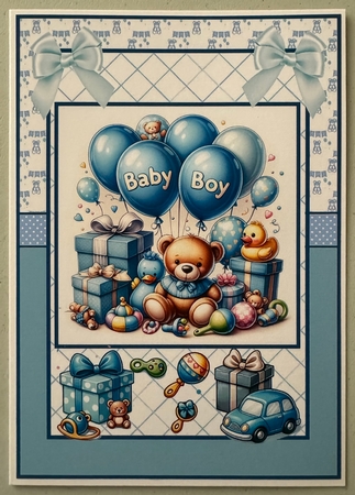 Baby boy arrives A5 by Erika Sissons