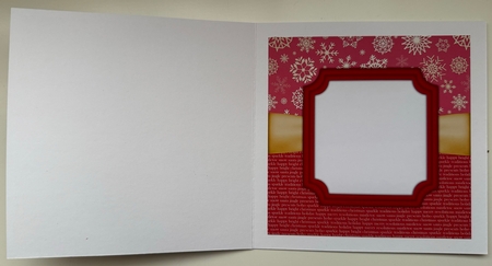 Beautiful Black Puppy 7 x 7 Christmas Card by Erika Sissons