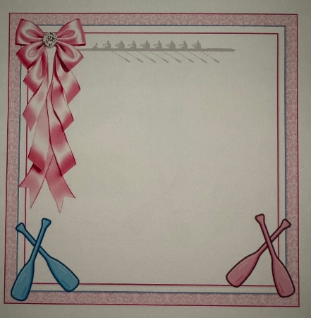 6x6 The girl loves rowing choice of four mini kit by Erika Sissons