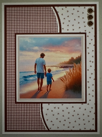 A Peaceful Beach Walk by Erika Sissons
