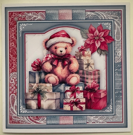 Christmas bear by Erika Sissons