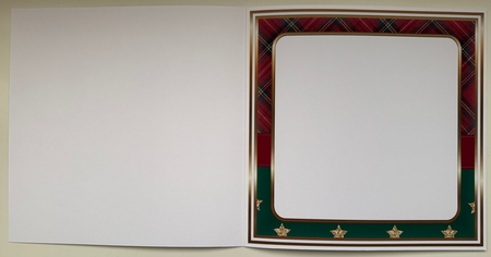 8x8 Christmas Postbox 1 Mini Pyramage Kit - x6 A4 Sheets  by Erika Sissons