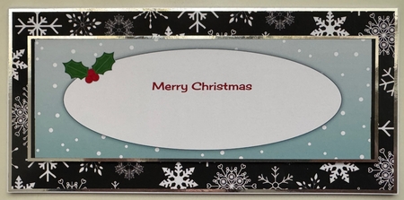 Crazy Christmas Tree Santa PEEJAY large dl insert by Erika Sissons