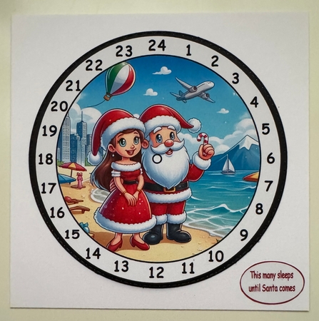 advent clockchristmas down under by Erika Sissons