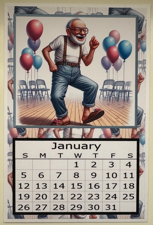 Ready to Party - 2025 Calendar by Erika Sissons