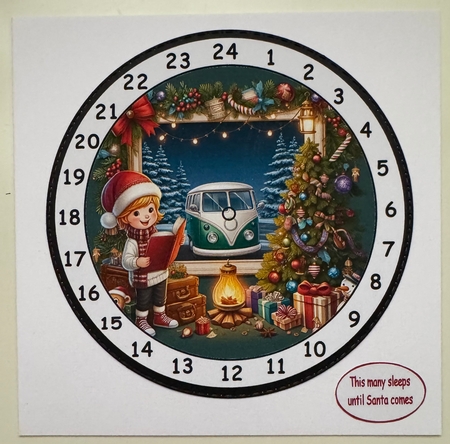 newest advent clocks campervan 2 by Erika Sissons