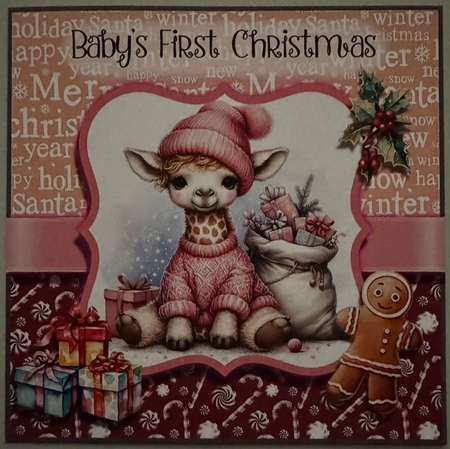 Giraffe Baby First Christmas by Erika Sissons