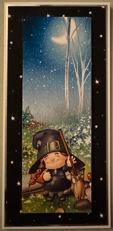 Maisie the Halloween Witch Vertical DL Insert by Erika Sissons