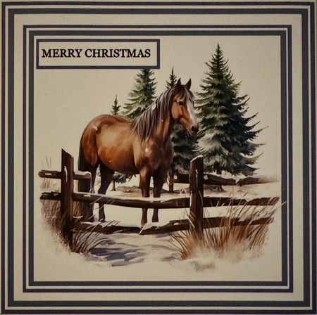 Horses in Winter Bumper Kit by Erika Sissons