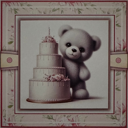 Birthday Cake Bears by Erika Sissons