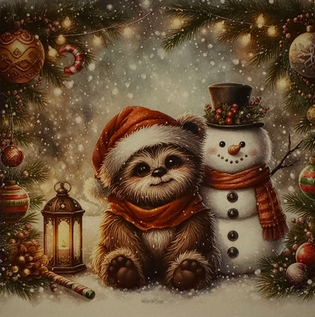 Festive Ewoke Wishes by Erika Sissons