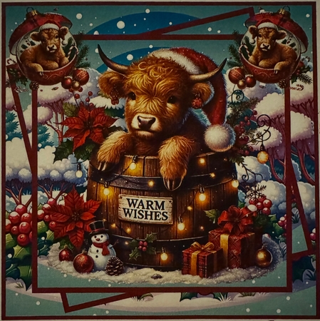 Mooey Christmas 7x7 by Erika Sissons