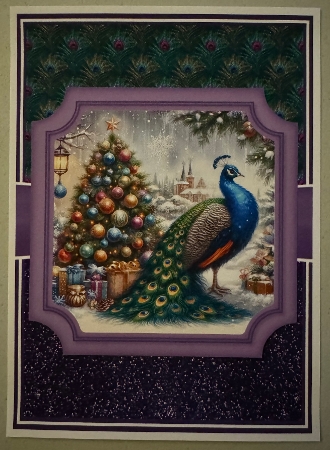 CHRISTMAS PEACOCK by Erika Sissons