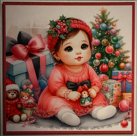 Baby Girls first Christmas by Erika Sissons