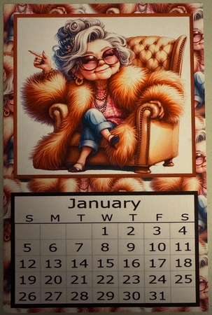Classic Lady - 2025 Calendar by Erika Sissons