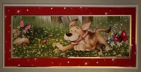 Puppy Love Rufus Large Horizontal DL by Erika Sissons