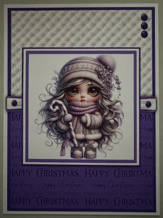 Cute Christmas Girls by Erika Sissons