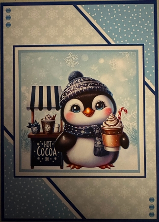 A Cute Christmas Penguin by Erika Sissons