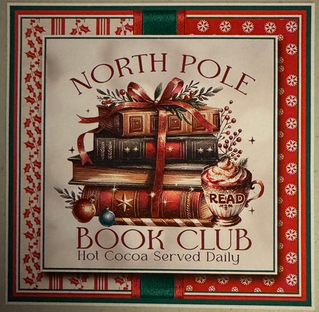 Christmas Bookclub  card  by Erika Sissons
