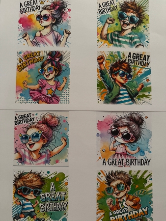 A Great Birthday for Boy and Girl by Erika Sissons
