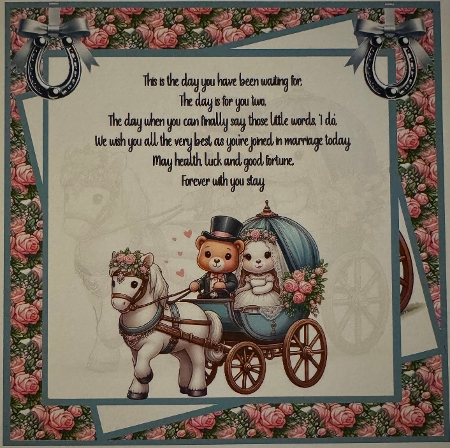 Horse and carriage wedding day by Erika Sissons
