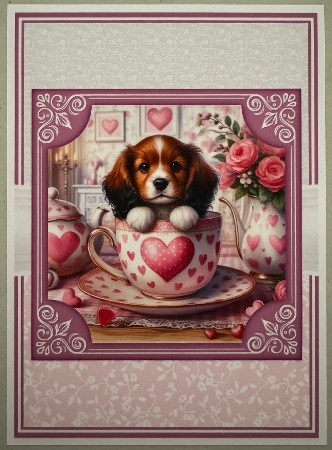 YOURE MY CUP OF TEA - PUPS - mothers day, birthday, anniversary by Erika Sissons