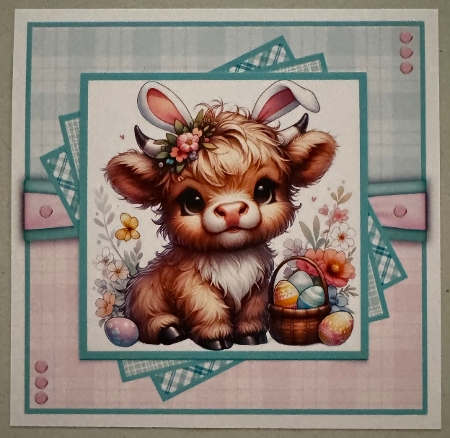 Easter Highland Cows by Erika Sissons