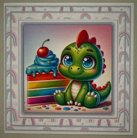 Dino Birthday Time by Erika Sissons