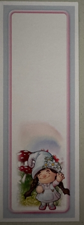Mothers Day Maisie Gnome Large Vertical DL Insert by Erika Sissons
