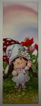 Mothers Day Maisie Gnome Large Vertical DL Insert by Erika Sissons