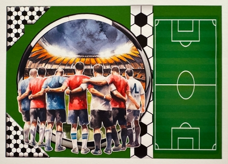 Football Mad 6 5x7 by Erika Sissons