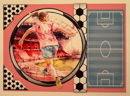 Football Mad 9 5x7 by Erika Sissons