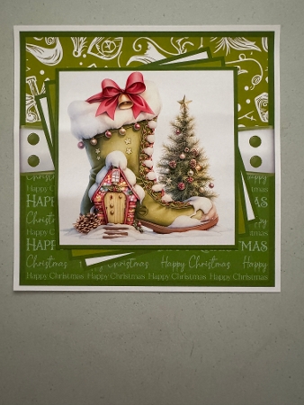 Christmas Boots Mini Kit 7x7 by Erika Sissons