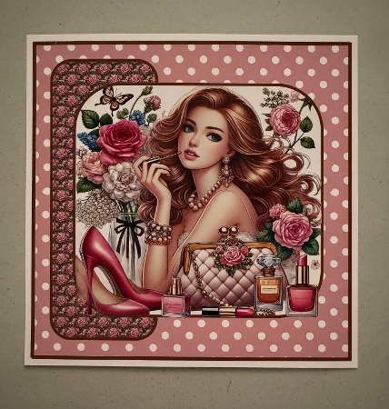 Girls and Glamour 8x8 by Erika Sissons