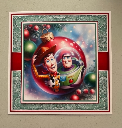 Toy Story Bauble With Set Of 4 Toppers by Erika Sissons