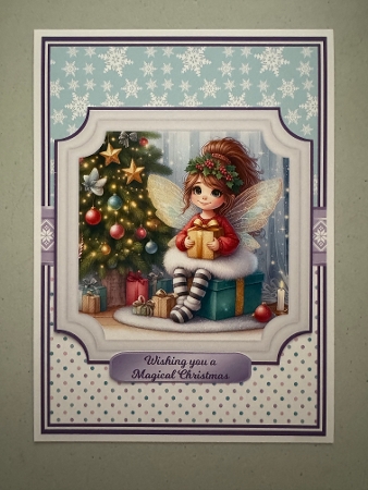 CHRISTMAS FAIRY 7x7, 6x6, 5x7 by Erika Sissons