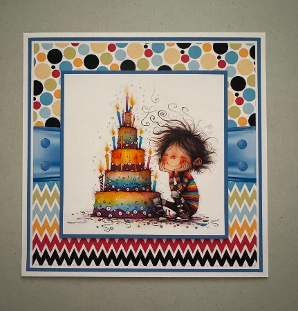 Birthday Boy Mini Kit 7x7 by Erika Sissons